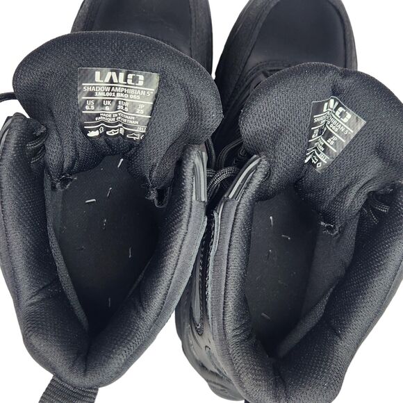 LALO Shadow Amphibian 5 in Tactical Boots Size 6.5 Black Ops 1ML001 BKO 065 - Picture 4 of 16